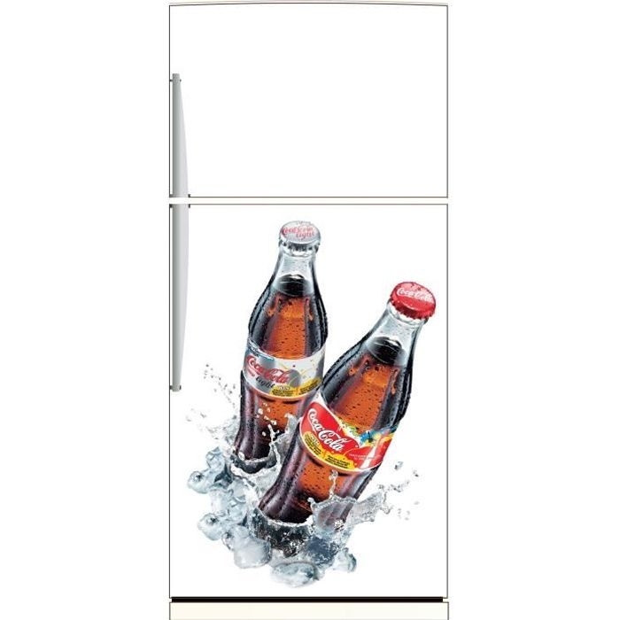 Sticker frigo Coca Cola - ou sticker magnet frigo - Dimensions:60x90cm