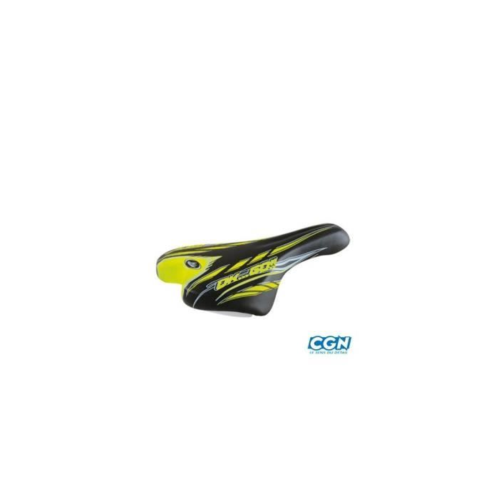 Selle enfant junior 20/24 pouces monte grappa 998 ok go noir/jaune avec chariot de selle