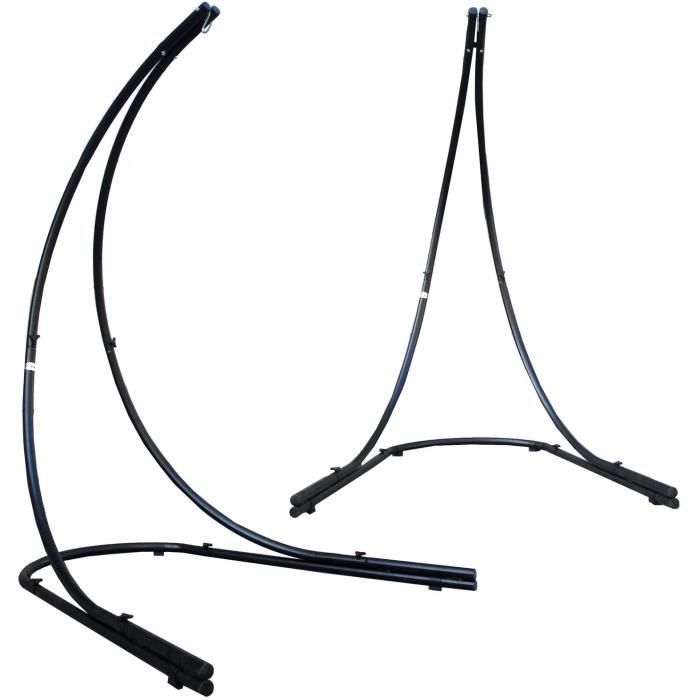 AMANKA Support XXL pour Fauteuil Suspendu 210cm Soutien en Acier pour accrocher balancelle et chaises suspendues227
