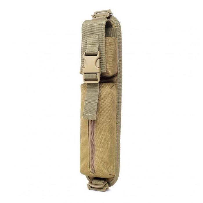 Molle Sac à dos Sac bandoulière Ruban d'accessoires de stockage kaki