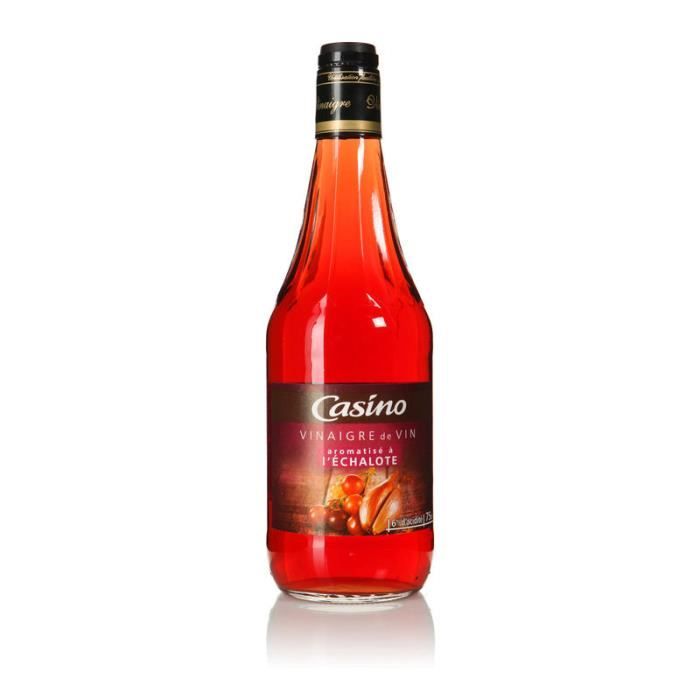 Vinaigre de vin aromatisé à l'échalote - 75cl