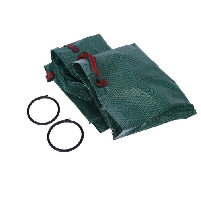 Fydun Sac de jardin 4pcs 270L sac à déchets de jardin étanche résistant à la déchirure pour les feuilles d'herbe
