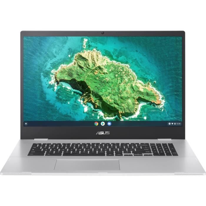 Ordinateur Portable ASUS Chromebook CX1700 | 17,3'' HD+ - Intel Pentium Silver N6000 - RAM 8Go - 64Go eMMC - ChromeOS - AZERTY