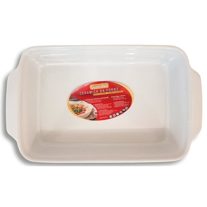 Guardini Ceramica Rectangulaire 36x24 cm Céramique Blanc 36x24 cm