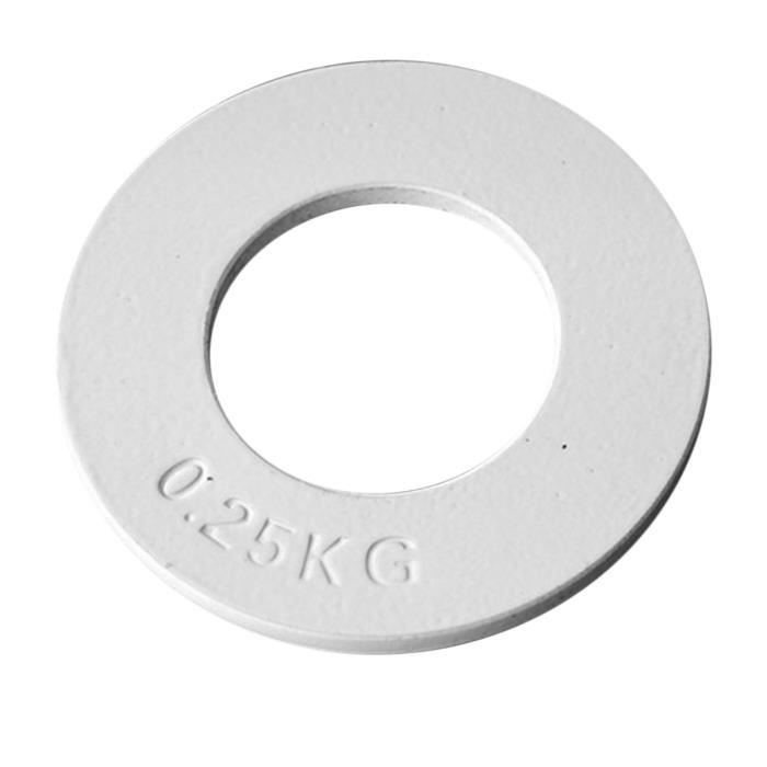 Standard Fractionnée Plaques Changement Faible Poids Disques Fraction Plaque Supplémentaires Micro Poids pour Blanc 0,25 kg