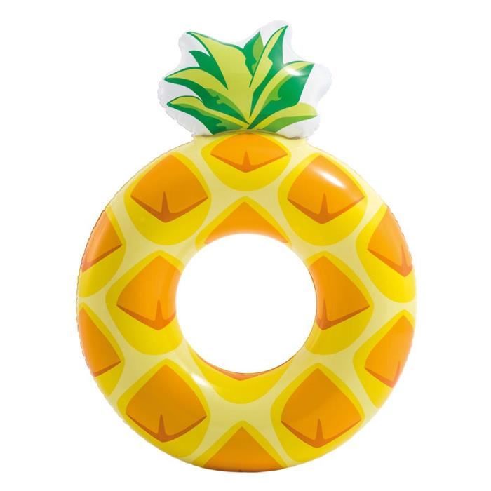 Bouée tube intex modèle Ananas 117 cm * 86 cm 46-/34-