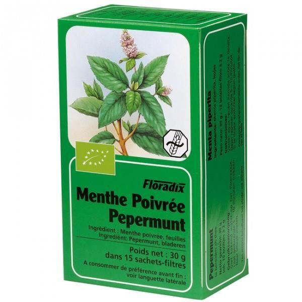 Tisane Menthe Poivrée Bio - 15 sachets