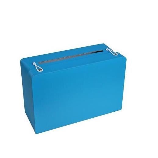 Tirelire valise bleue turquoise (x1)