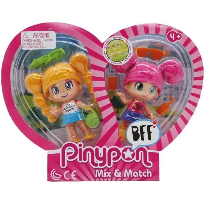 Pinypon - Meilleurs amis - 2 figurines et leur boite