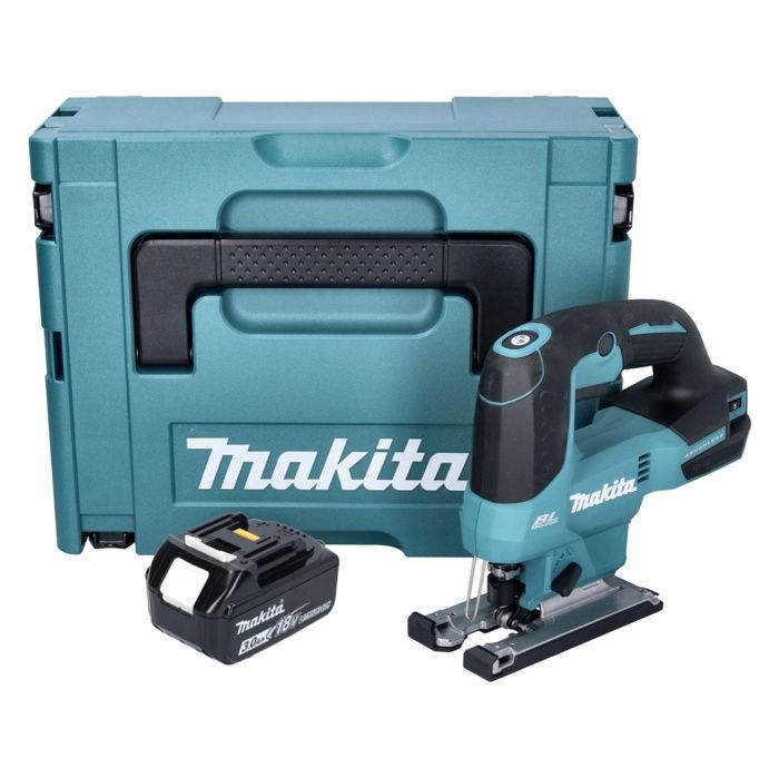 Makita DJV184F1J Scie sauteuse sans fil 18V Brushless + 1x Batterie 3 0Ah + Coffret Makpac sans chargeur
