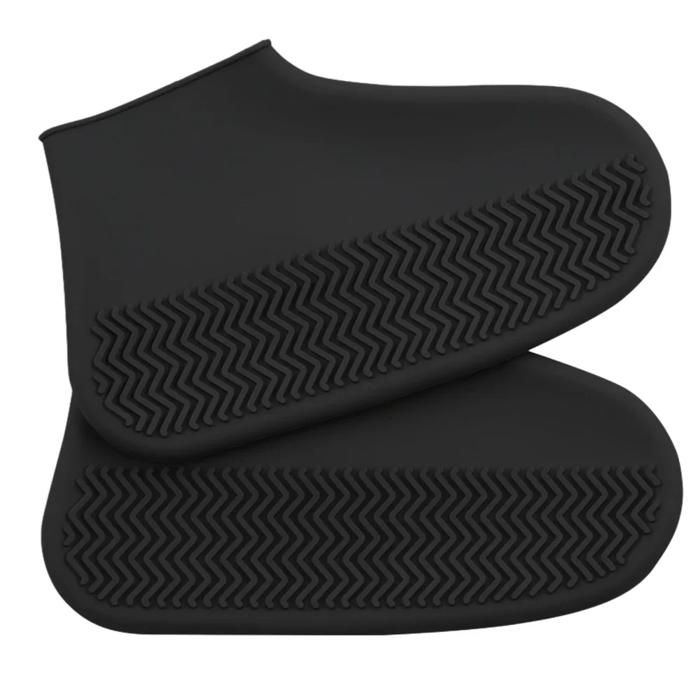 Couvre-chaussures réutilisables en silicone imperméable à la pluie