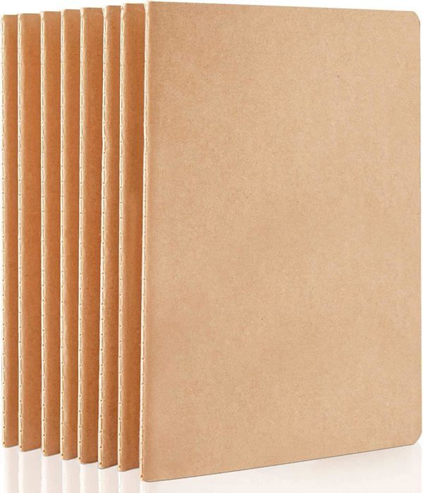 48 Carnets De Notes Kraft 10,5x10,7cm - Papier Non Ligné 120g/m², Idéal Pour Notes Et Cadeaux