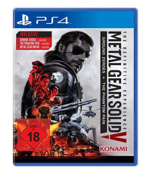 Jeu playstation 4 Konami Metal Gear Solid V: The Definitive Edition [Import allemand]