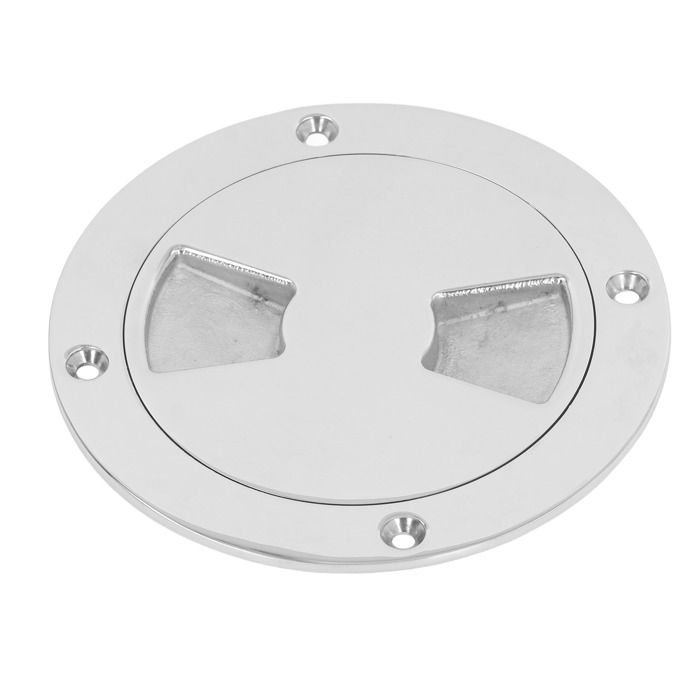 Paire De Protections De Quille En Acier Inoxydable Pour Bateau - Dimensions 22.9x22.2 Cm, Antirouille, Facile à Coller