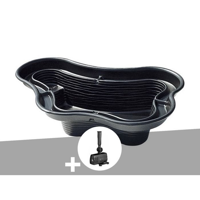 Bassin préformé Calmus 1 m? - 220 L + pompe