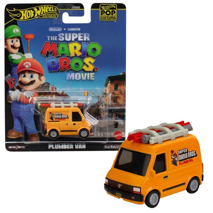 Plumber Van HXF03 Hot Wheels Véhicule Pop Culture Super Mario Bros