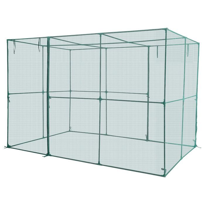 Enclos pour culture - DUOKU - YJ-FHL001 - 2900x1940x1940 mm - Filet anti-oiseaux - Porte zippée