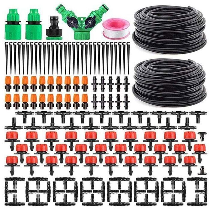 Kit dirrigation de jardin 30M Goutte à Goutte Jardin Système dArrosage Pour Jardin Pelouse Paysage Potager