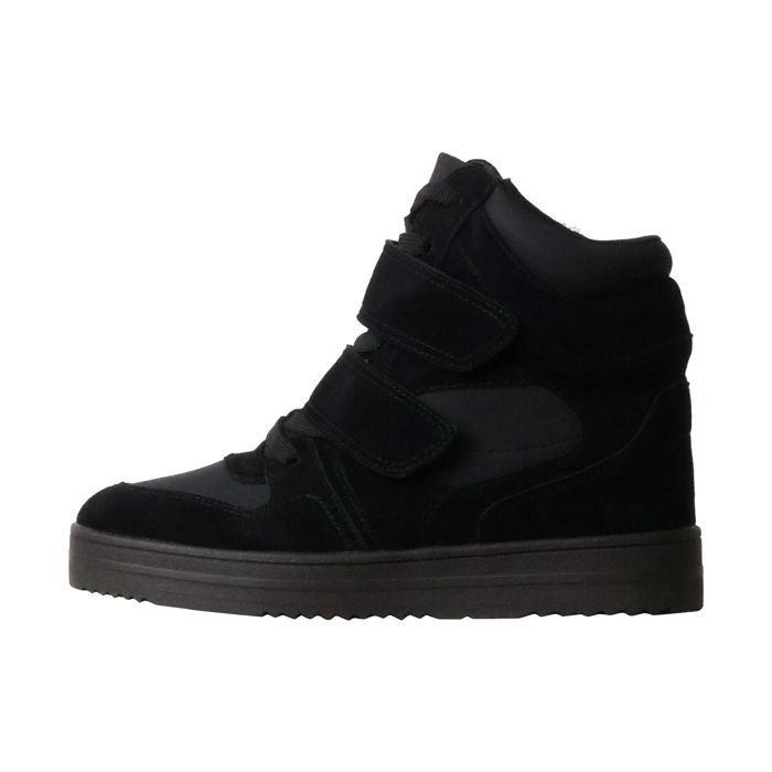 Basket montante - SUPER MODE - Super Mode - Noir - Fermeture scratch & lacets - Confort exceptionnel Basket montante - SUPER MODE - Super Mode - Noir - Fermeture scratch & lacets - Confort exceptionnel