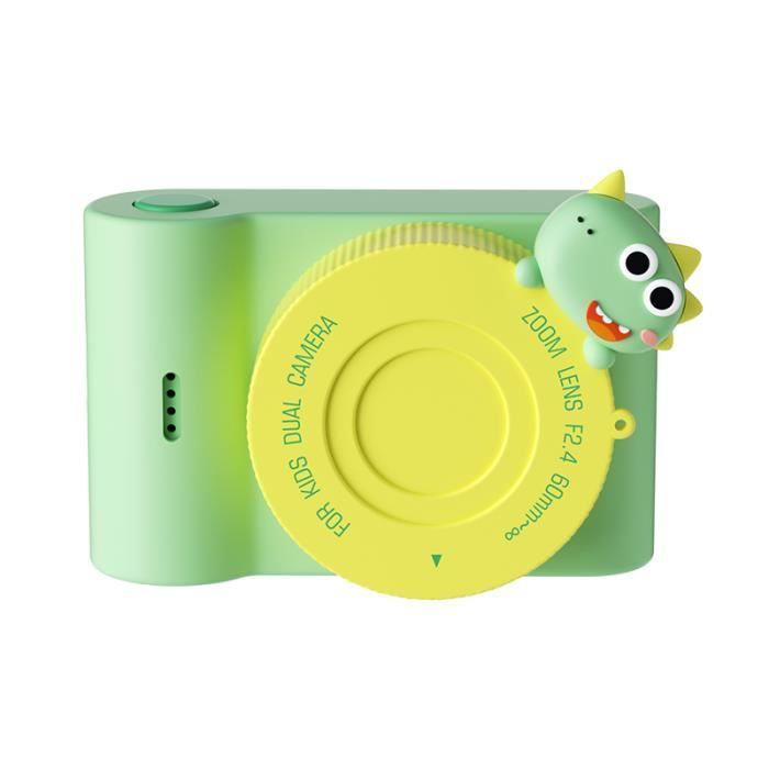 Appareil Photo Instantané Enfants 1080p – Impression Thermique Noire, écran 2.4″, 6x Zoom, Jeux, Filtres, Carte 32Go Incluse