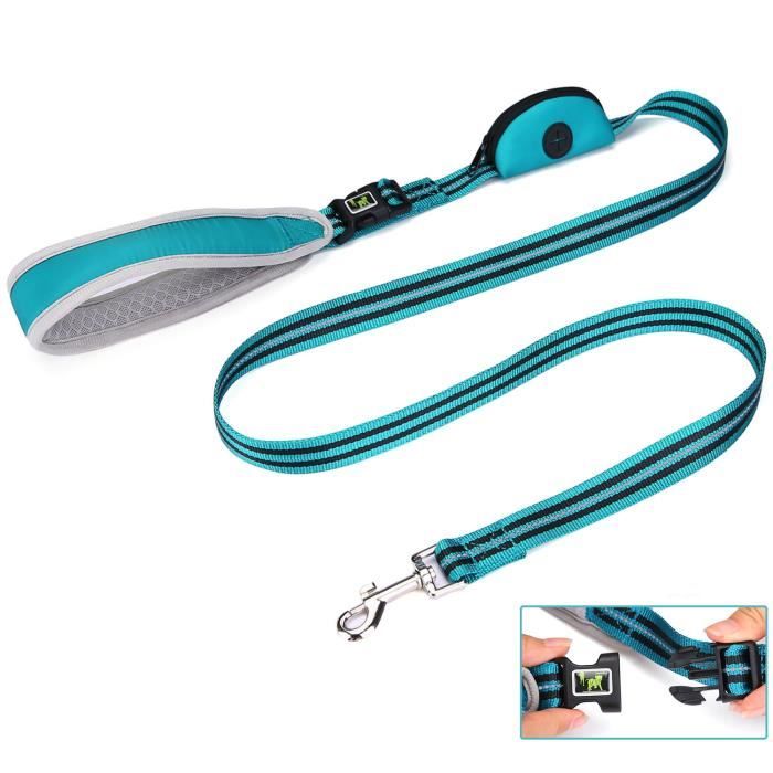 Laisse Chien Course à Pied,pour Harnais Chien,Accessoire Chien,Randonnée,Réfléchissante de Nuit