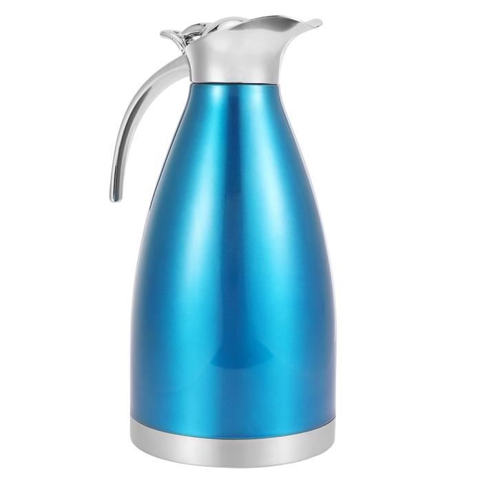 Pichet Isotherme 2,3L En Inox - Double Paroi Vide - Garde Chaud/froid 6h+ - Pour Café, Thé, Lait