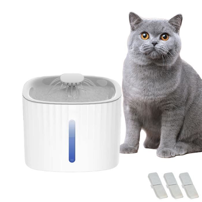 Meilleurs prix pour Fontaine à Eau pour Chat ACMETOP - 3L - Arrêt Auto Pompe Silencieuse - Filtre Remplaçable