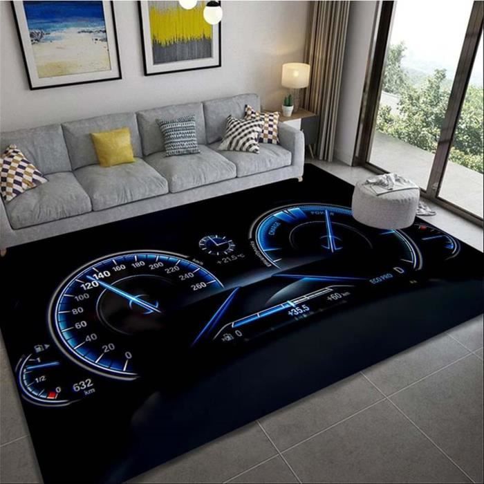 Tapis Enfant Super-Héros Chambre & Salon - Motif HD Coloré - 60x90 Cm - Antidérapant Doux