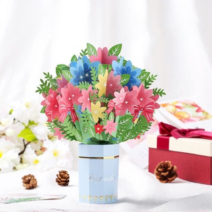 Carte 3D Joyeux Thanksgiving – Déco Citrouille – Avec Enveloppe – Cadeau Fête Famille