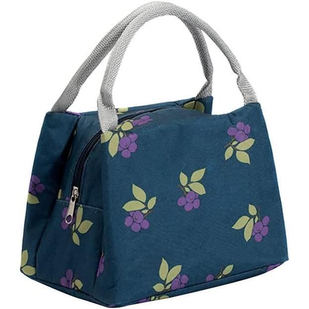 ZXTGBQ Sac Isotherme Repas 9.5L, Lunch Box Isotherme, Lunch Bag à DéJeuner FraîCheur Pour Femme, éTanche Sac Dejeuner, RéUtilisable GlacièRe Isothermes Repas Portable Pour éCole Bureau Pique-Nique