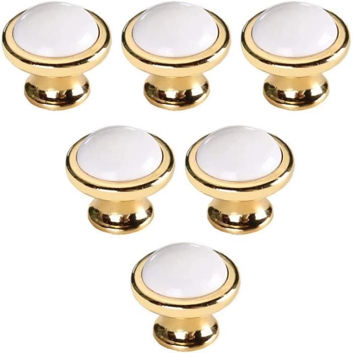 Bouton Lumineux Bombé Bordure Noire Diamètre 46 mm