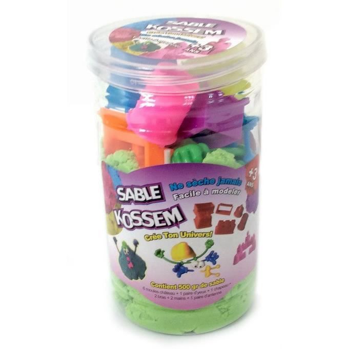 Sable Magique Pour Enfants | Coffret 500g Avec Moules | Jouet Sensoriel | Cadeau Noël