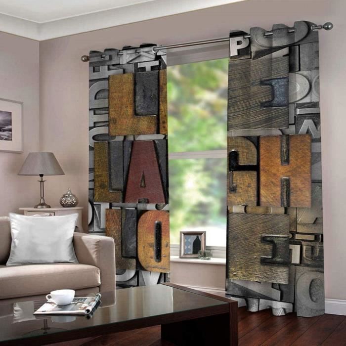 Guitare Rideau De Porte 132X203Cm Rock Musique Rideaux Interieur Salon Chambre Voitures Musique