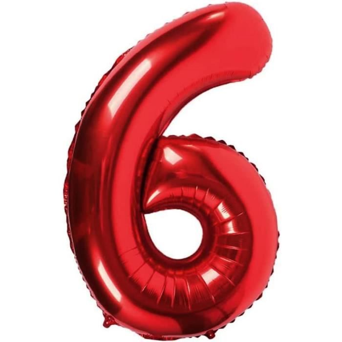 HANSEL HOME Ballon Numéro 2 Géant – 100 Cm – Mylar – Pour Hélium Ou Air – Décoration Anniversaire