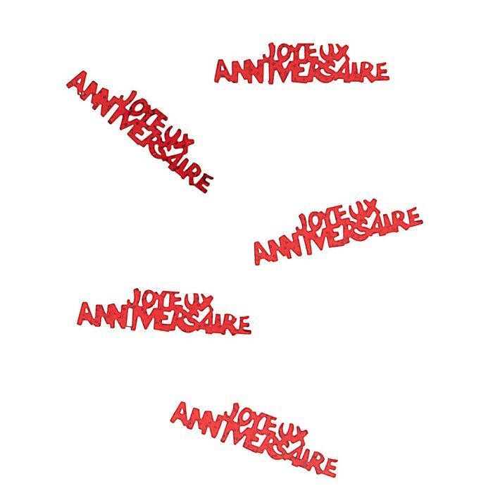 Confettis Joyeux Anniversaire Rouge Passion Achat Vente Confettis Cdiscount Confettis Joyeux Anniversaire Rouge Passion Achat Vente Confettis Cdiscount