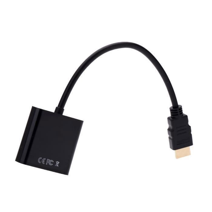Conversion Vidéo 1080p Adaptateur Mini DisplayPort Vers VGA T'nB - Connexion écran Projecteur 1080p Câble Displayport VGA 1080p