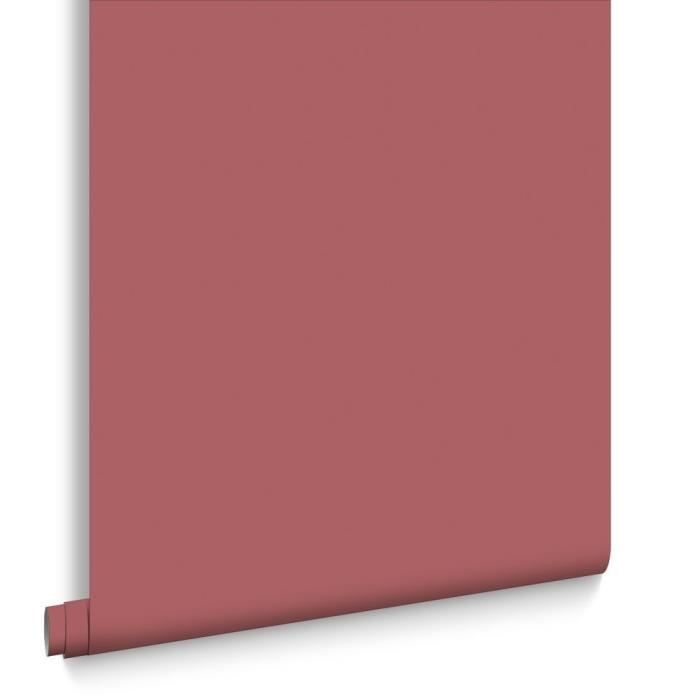 Superfresco Easy Papier Peint Support Intissé Uni Simple Rouge Vinyle