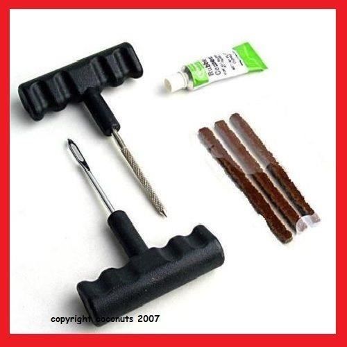 Kit Riparazione Foratura Per Pneumatici Tubeless - Auto, Moto, Quad, Trattore