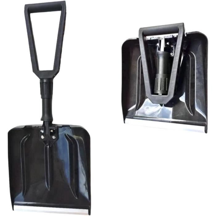 Pelles à Neige pour Le Déneigement Portable Pelle Pliante pour Allée Coffre De La Voiture en Cas Durgence 
