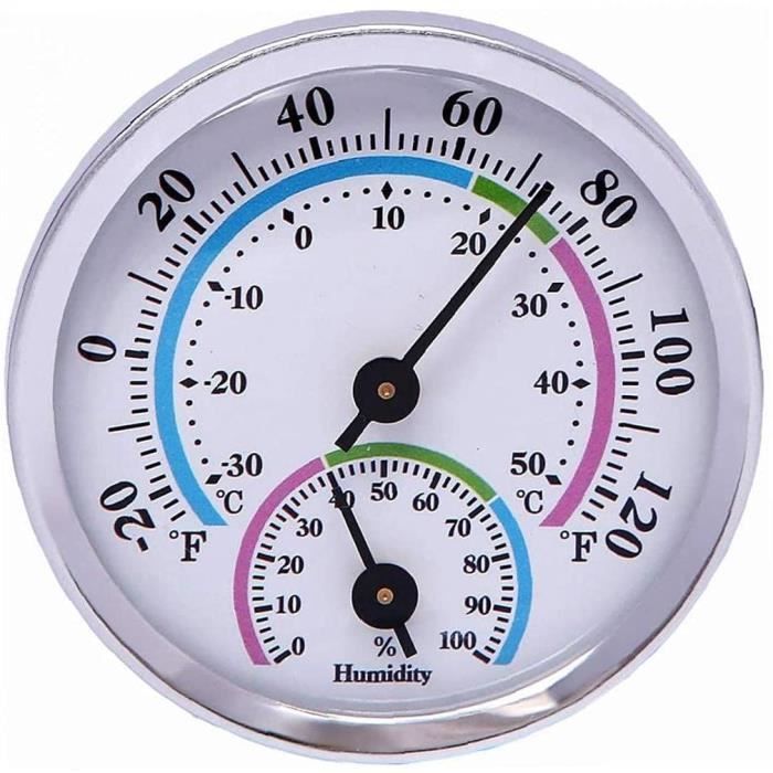 Chambre thermomètre hygromètre Mur Suspendu Cadran Haute température  Précision humidité Testeur pour Effet de Serre 499