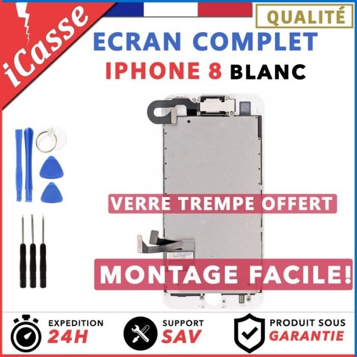 Écran Complet IPhone 8 Et IPhone SE2 Blanc – Avec Adhésif De Pose