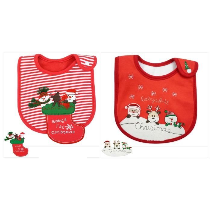 Baby velcrow bavoirs pour garçons Pack de 3