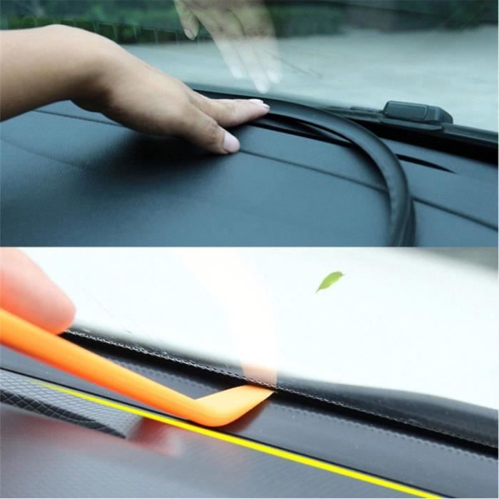 Bande De Protection Gouttière Camping-car 10m En PVC Blanc - Autocollante, Forme En J, étanche