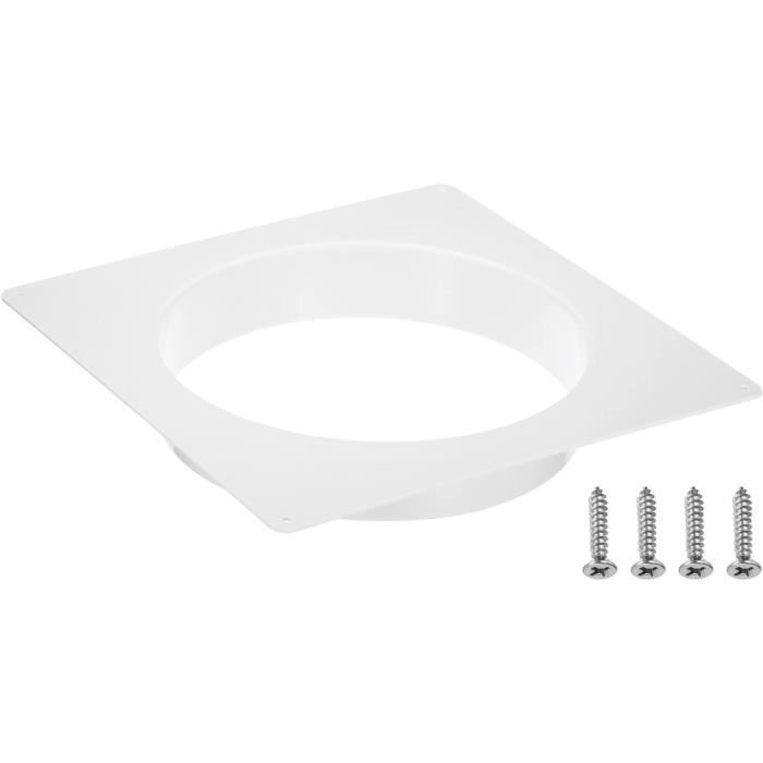 10" Conduit Connecteur Bride, 2 Paquets Sécheuse Évent Mur Plaque Carré