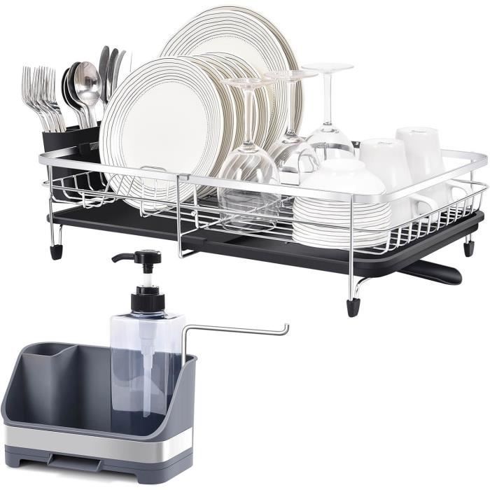 Support à Assiettes 6 étages En Acier Inoxydable - Organisateur De Cuisine Pour Vaisselle, Fruits, Gâteaux