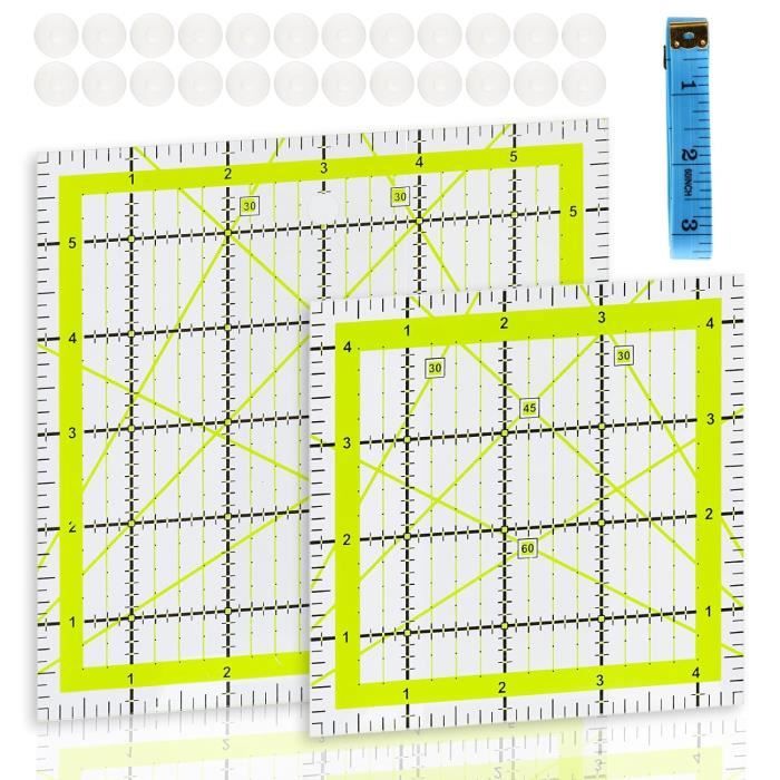 EJ.life Règle De Matelassage Règles Règle Racks Tissu Quilting Ruler