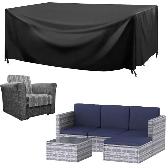 Housse De Chaise Longue Extérieure étanche En Tissu Oxford - Taille 210x80x70 Cm, Protection Contre Pluie Et Soleil