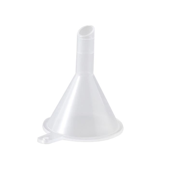 Mini entonnoir en plastique transparent 30 pièces, 3 tailles