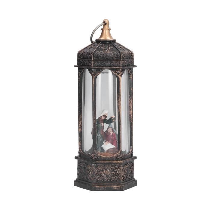 LID Lanternes de Noël de décoration de Noël Jésus éclairées par LED