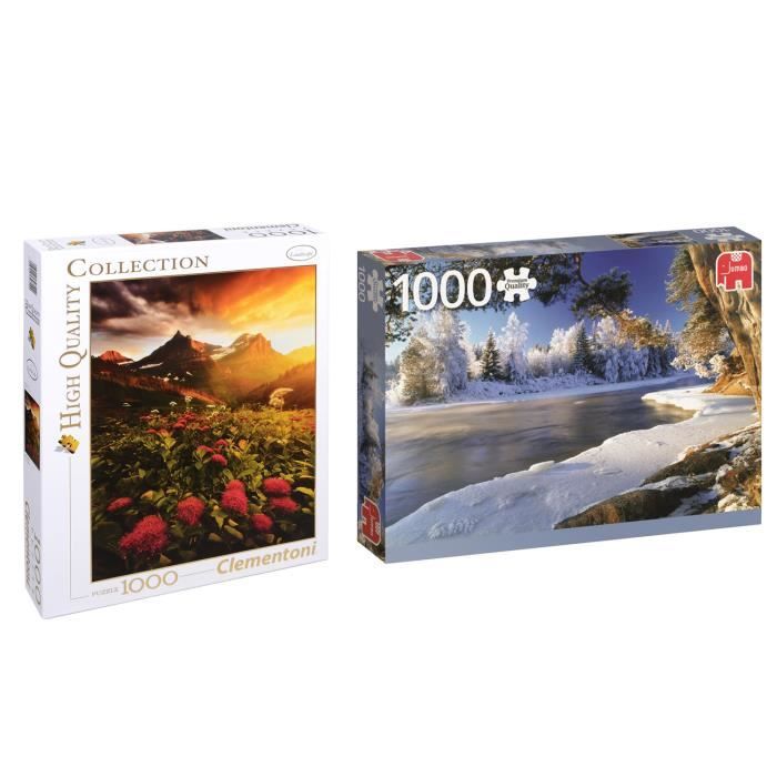 Ravensburger Puzzle 1000 Pièces Lac Eibsee Allemagne – Paysage Alpes Paisible Dès 14 Ans